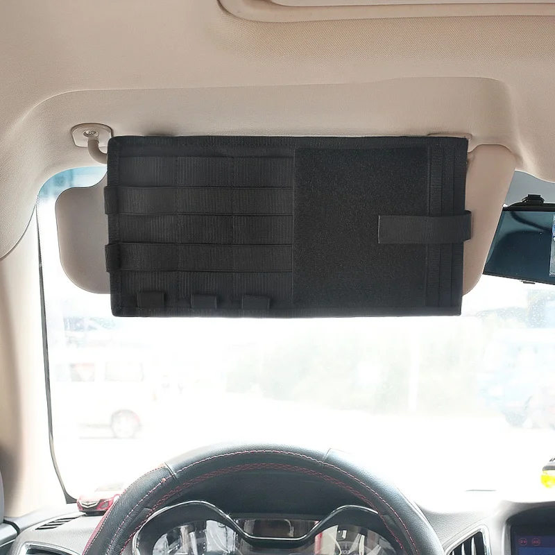 

Multi-pocket Visor Panel Car Sun Visor Organizer CD Bag Auto Accessories For Travel Kits
