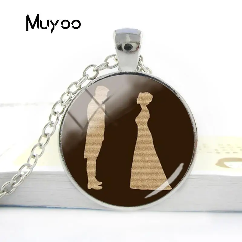 Ожерелье с подвеской Гордость и предупредение круглое ожерелье Джейн Остен