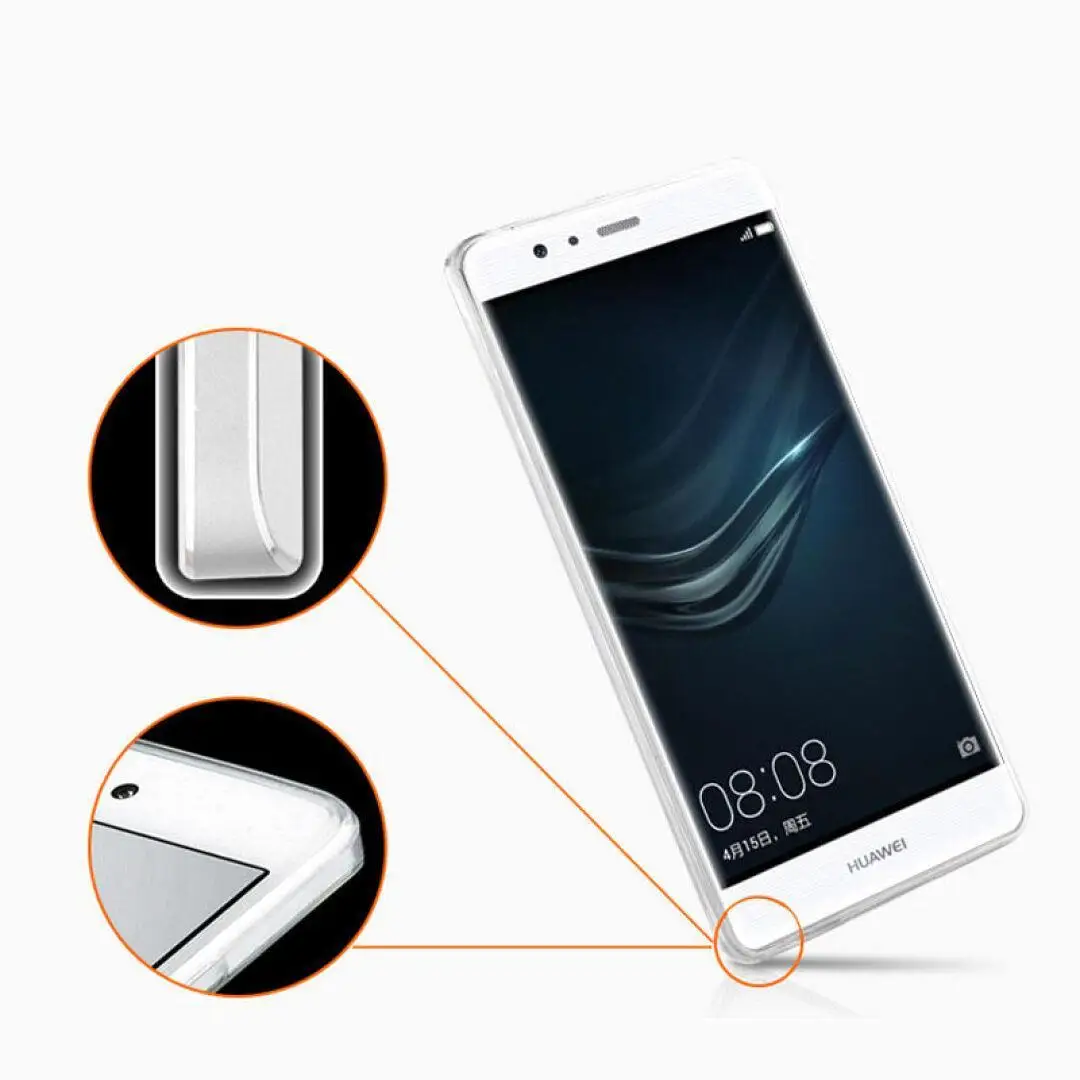 For Huawei P10/P10 Lite/P10 Plus/Mate9 pro 9 lite/P8 Lite Honor8 2017/Nova/Lite Clear Transparent Case Soft TPU Silicone Cover |