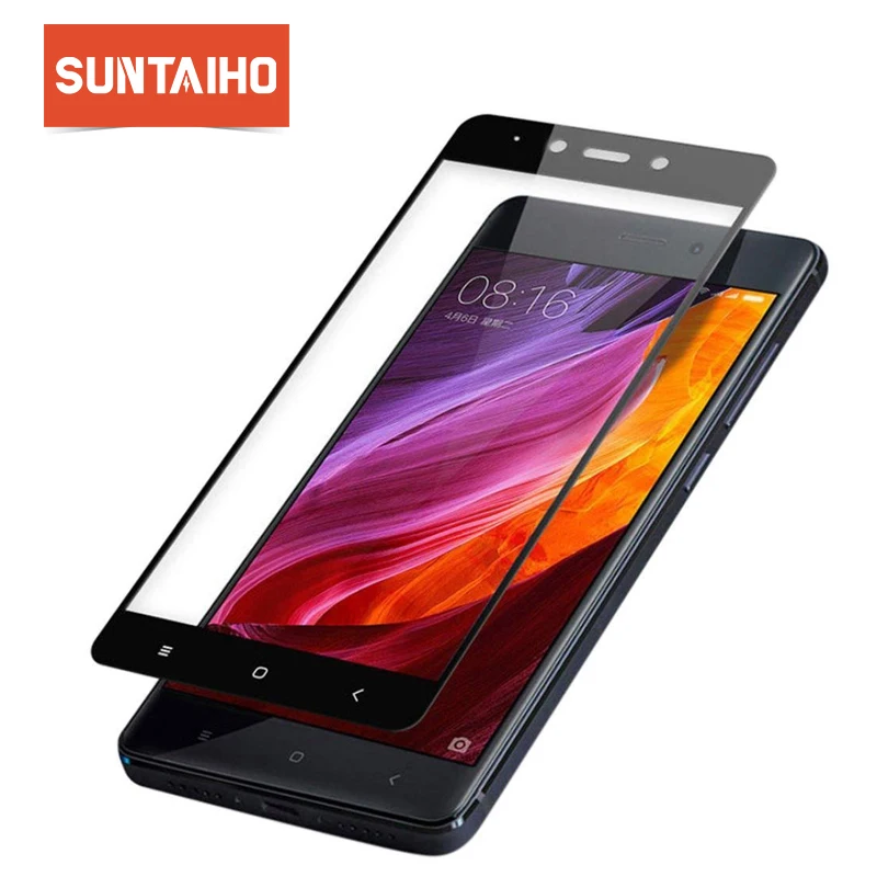Закаленное Стекло для Xiaomi Redmi 4 4X 4A 4Pro Экран протектор, Suntaiho 2.5D из закаленного высокопрочного стекла Стекло пленка для Xiaomi Note 4 4X