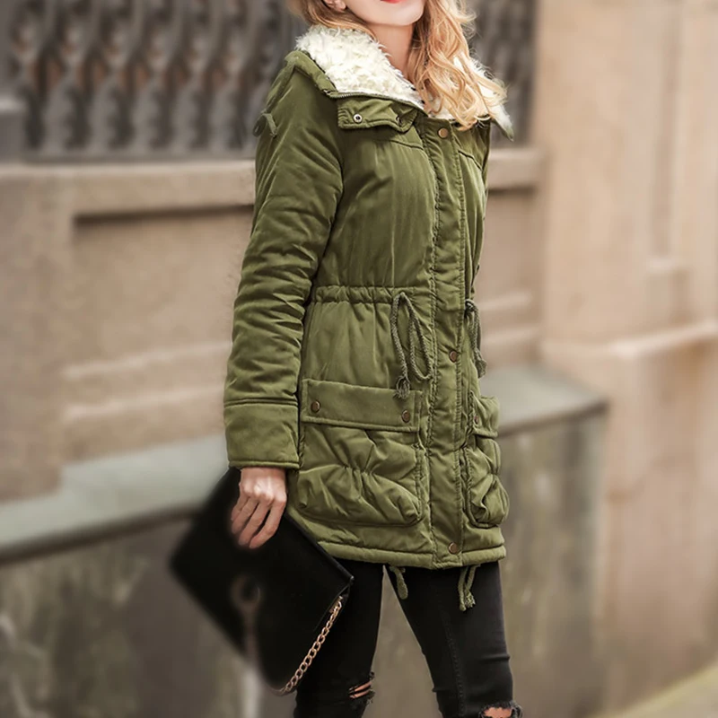 2018 Для женщин зимние парки Толстые куртки теплая верхняя одежда для дам женские