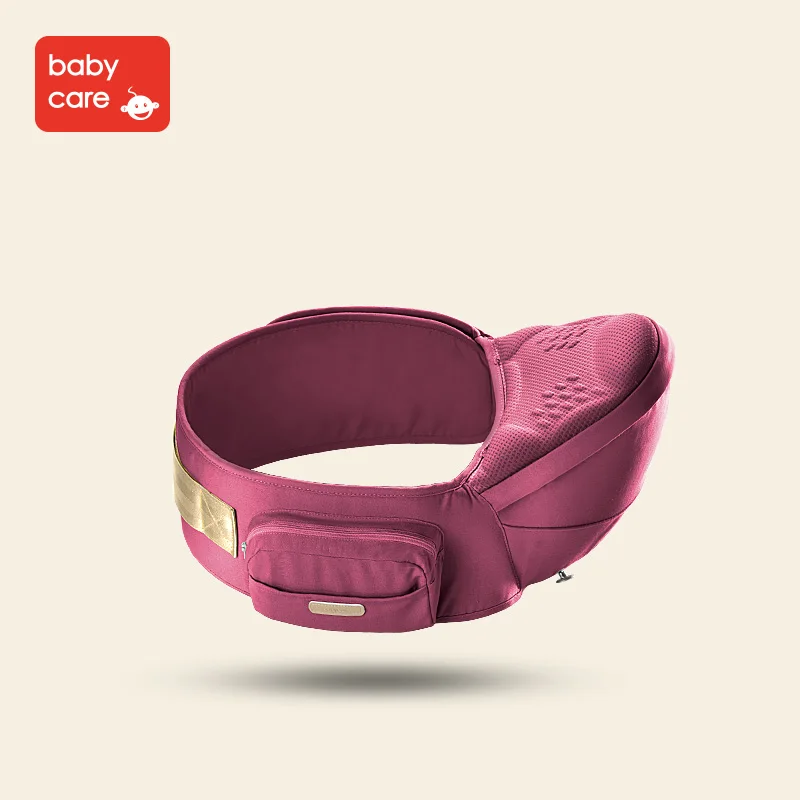 Wine Babycare Регулируемая эргономичная переноска для младенцев 3D поясной стул ходунки Хипсит новорожденный поясной ремень для младенцев - Цвет: Wine