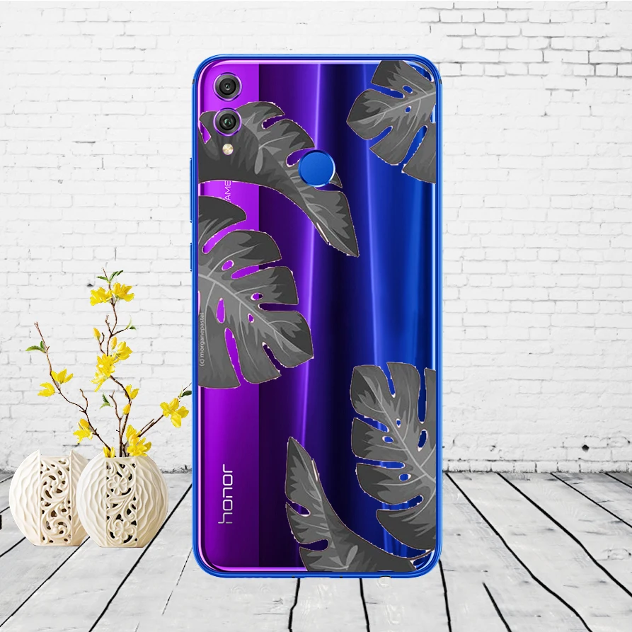 11SX силиконовый чехол для huawei honor 8x чехол 6,5 дюймов Мягкий ТПУ задняя крышка для huawei honor 8x защитный чехол для телефона Coque живопись - Цвет: 33