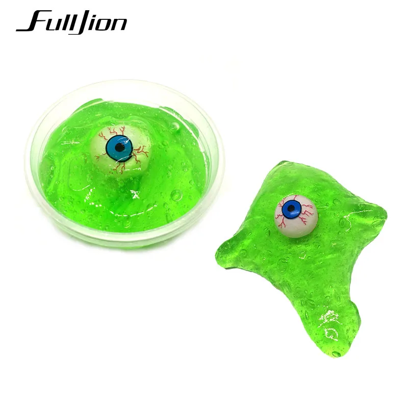 Fulljion Slime игрушки пушистый Floam Box моделирование глиняные снятие стресса Lizun глаз