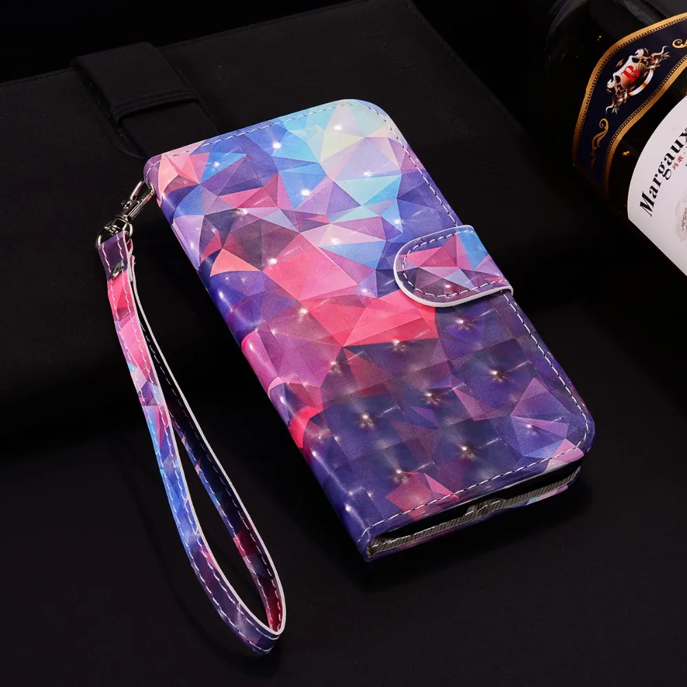 Чехол-книжка из искусственной кожи+ Чехол-бумажник чехол для Coque samsung Galaxy S5 S6 S7 край S8 S9 плюс J3 J5 J7 A3 A5 J4 J6 A6 A8 чехол