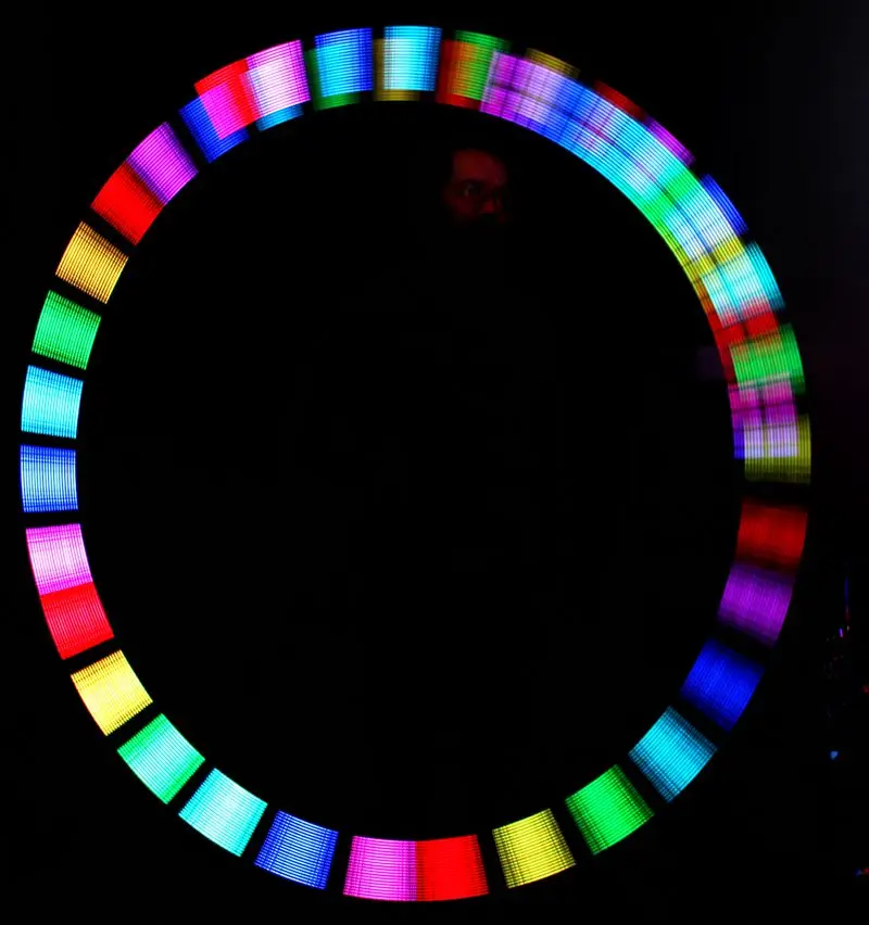LED poi Club led stick christmas gift 20Pixels 21CM small Bar full-color nunchakus DIY programmable | Электроника
