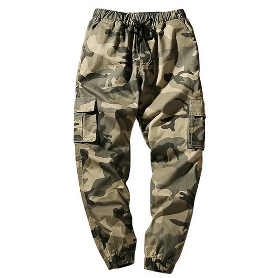 279 khaki LOMAIYI, M-7XL, мужские брюки карго, камуфляж, джоггеры, Мужские штаны, весна, камуфляж, уличная одежда, хип-хоп/шаровары для мужчин, BM278 - Цвет: 279 khaki