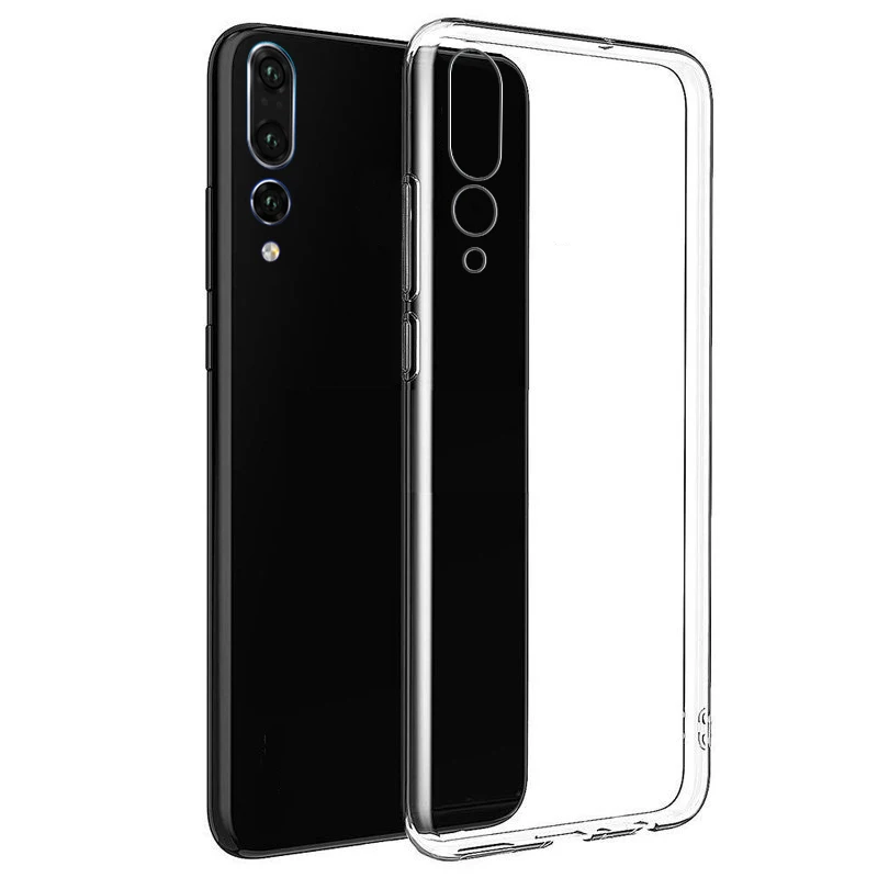 Подходит для HUAWEI P20pro простой Мягкий Нескользящий Прозрачный чехол мобильного