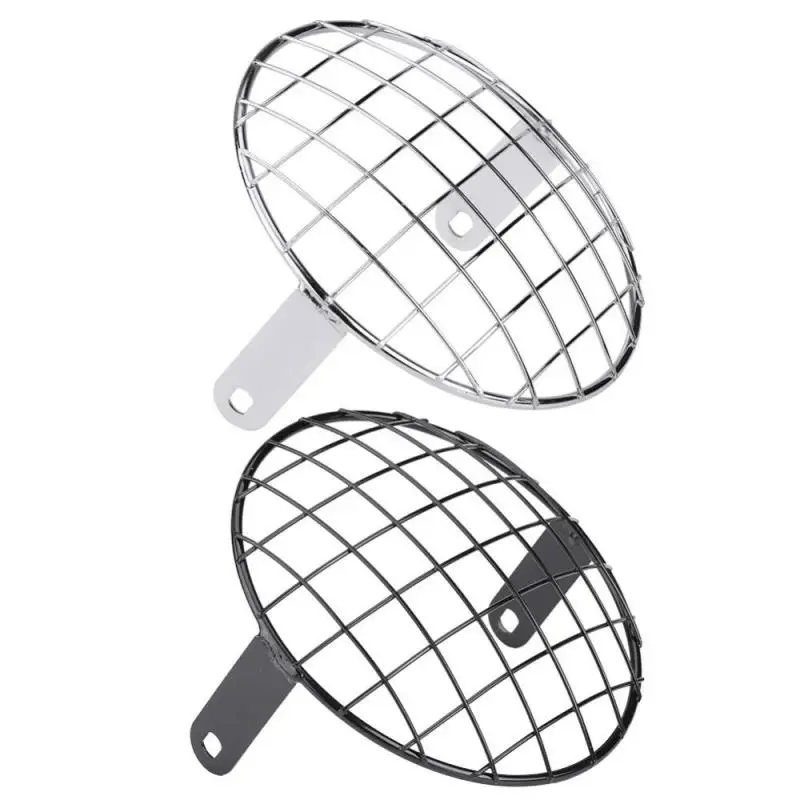 Мотоциклетный сетчатый чехол для передних фар Универсальное крепление сбоку 7