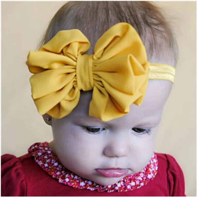 Модная одежда для маленьких девочек Аксессуары повязка на голову с бантом