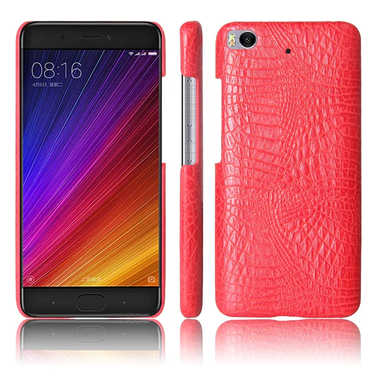 Luxury Crocodile Leather Case for XiaoMi 5s Plus Skin Pattern Cover Shockproof Hard Shell On Mi Phone Cases Fundas Bag |