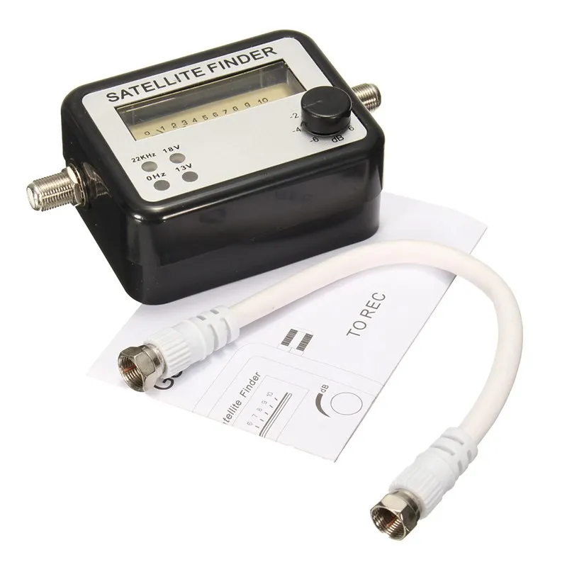 Цифровой прибор для обнаружения спутникового сигнала LEORY с соединительным