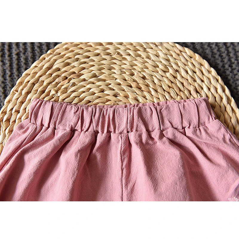 Комплекты для девочек Новинка лета 2020 детская одежда футболка с милым меховым