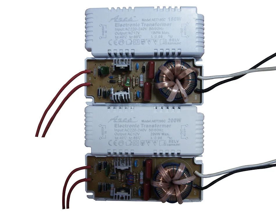 Диммируемый 120 Вт 160 Вт 180 Вт 200 Вт AC220V к AC12V электронный трансформатор для G4/G5.3 MR16 кварцевая галогенная лампа хрустальная лампа CE