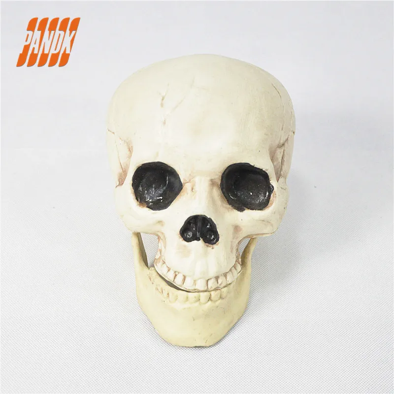 Хэллоуин Череп Пластик жизни Размеры реалистичные череп Опора страшные