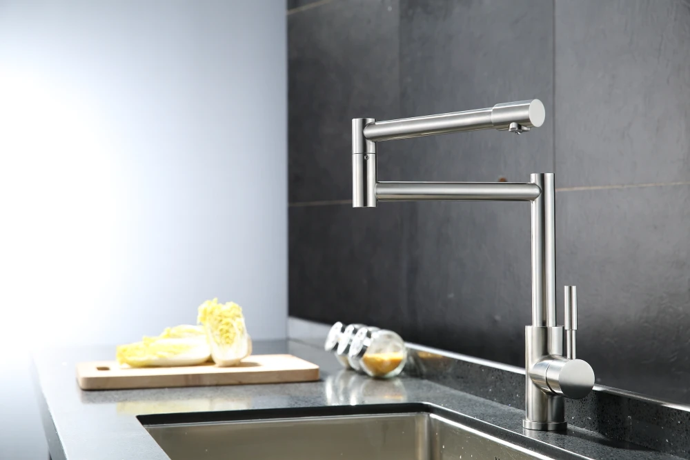 Бортике 304 нержавеющая сталь полированная медь стильный смеситель для раковины