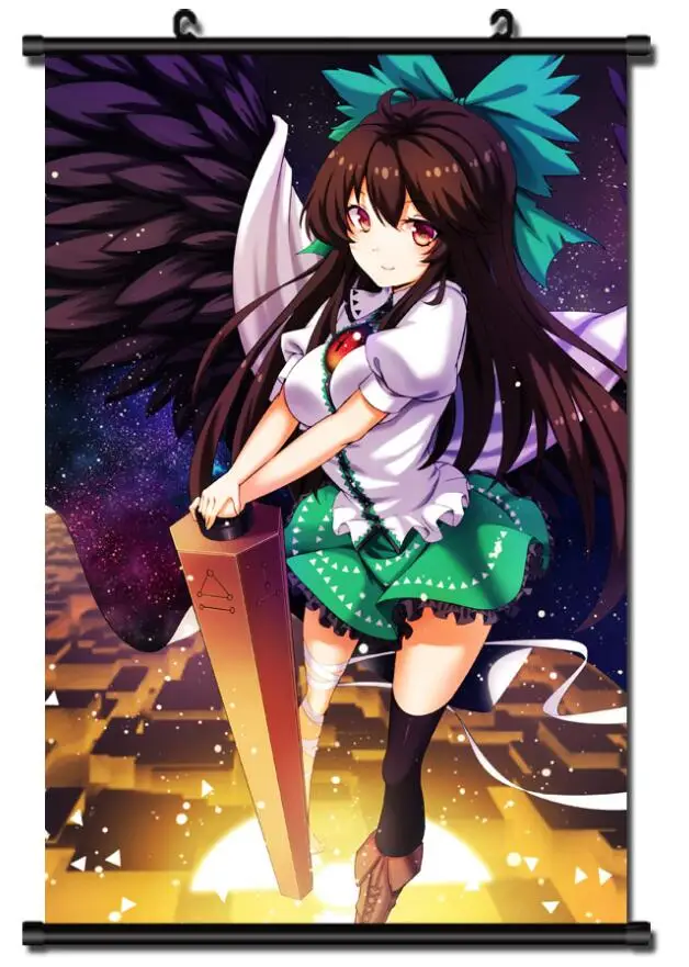 13 Японские декоративные картины Аниме TouHou проект подземный Анимизм сексуальная девушка Reiuji Utsuho домашний Декор стены Свиток Плакат - Цвет: 13