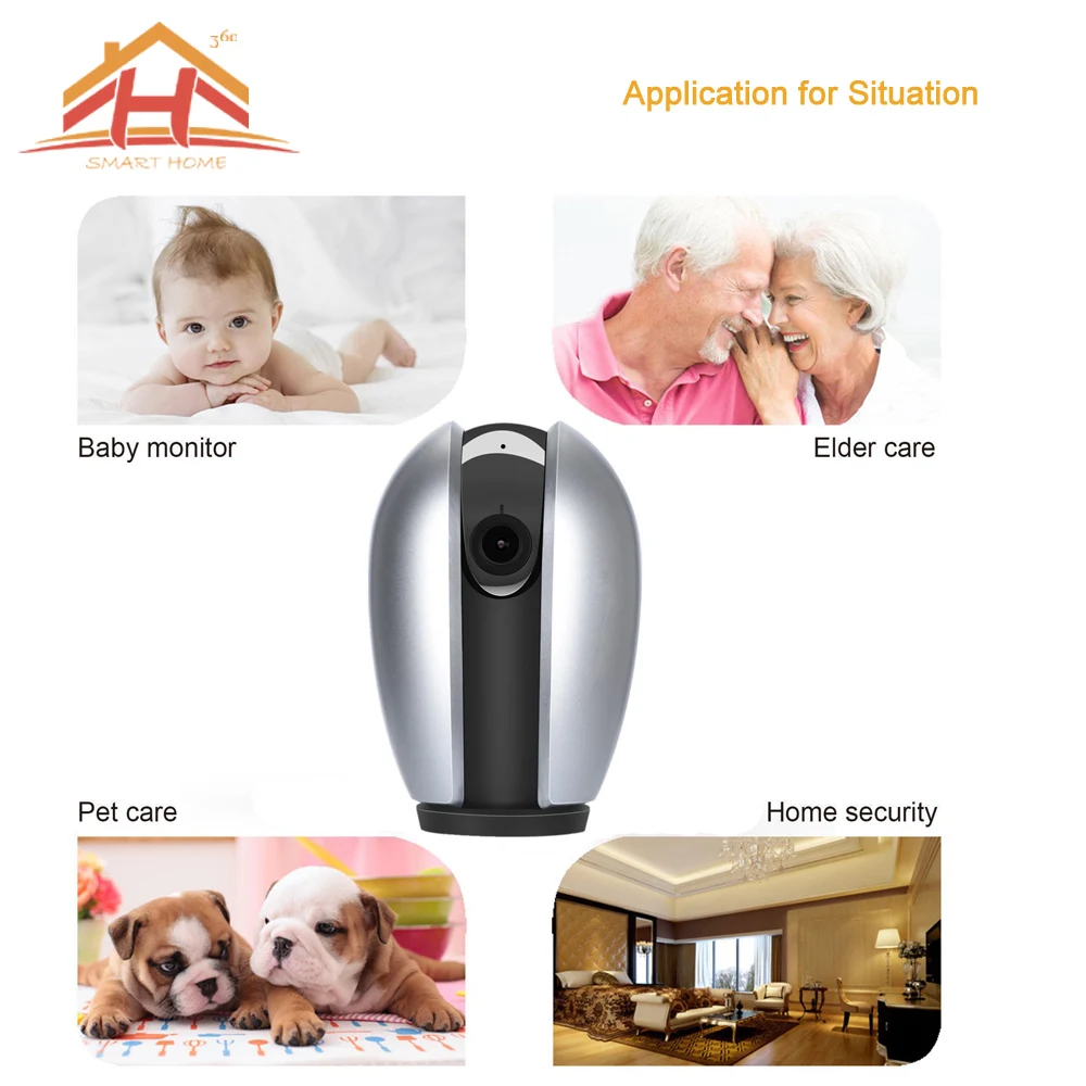 

720P Clear Image 360 Degree WiFi Mini PTZ Camera with APP