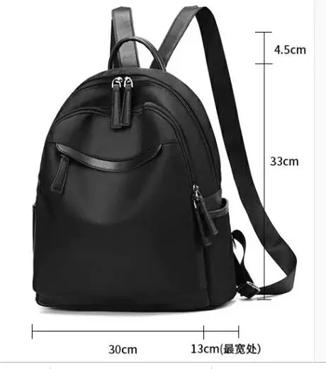 2019 New Casual Shoulder Bag big Women oxford backpack Zipper waterproof bags girl back solid bag more color | Багаж и сумки