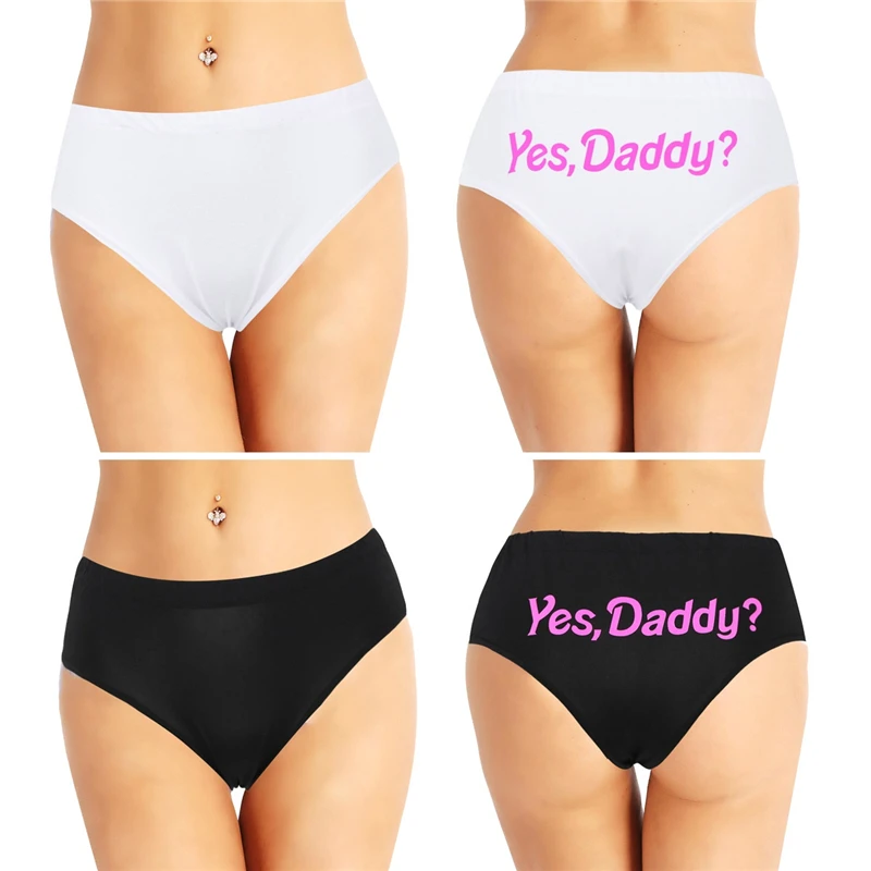 Yes Daddy женские трусики Смешные стринги Нижнее белье Трусики T нижнее дамские