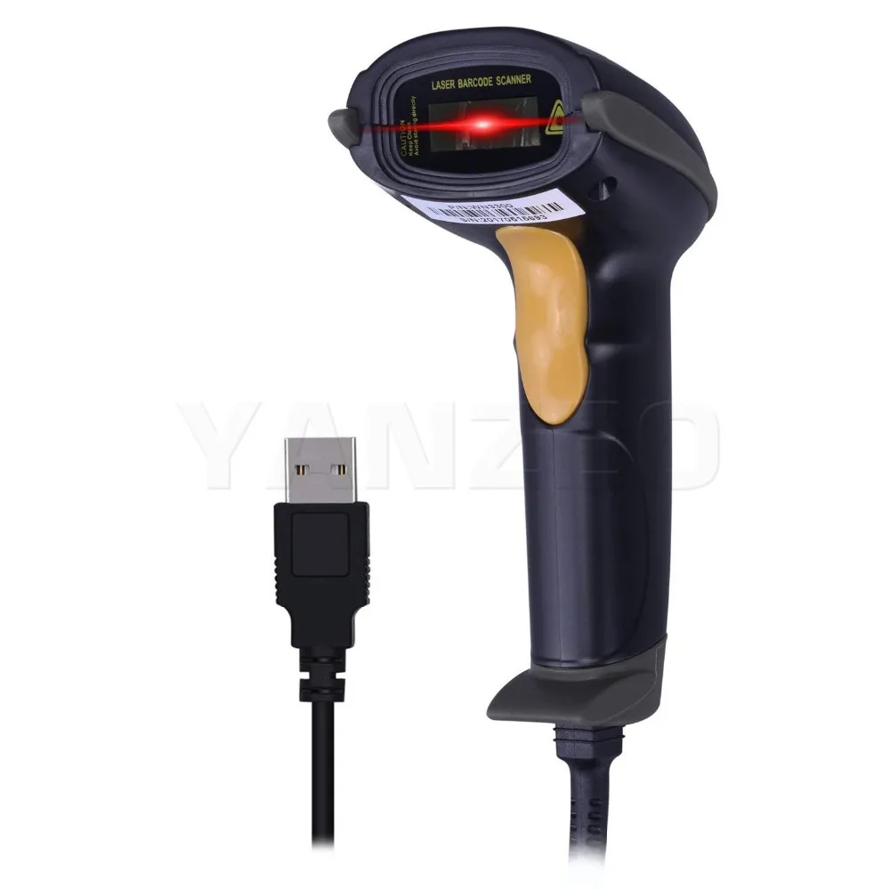 Yanzeo L6810 Портативный USB сканер штрих кода портативный Проводной 1D лазерный код для