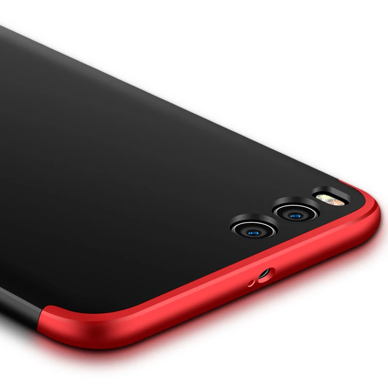 Жесткий чехол с полной защитой на 360 градусов для Xiaomi Mi Note 3 задняя крышка