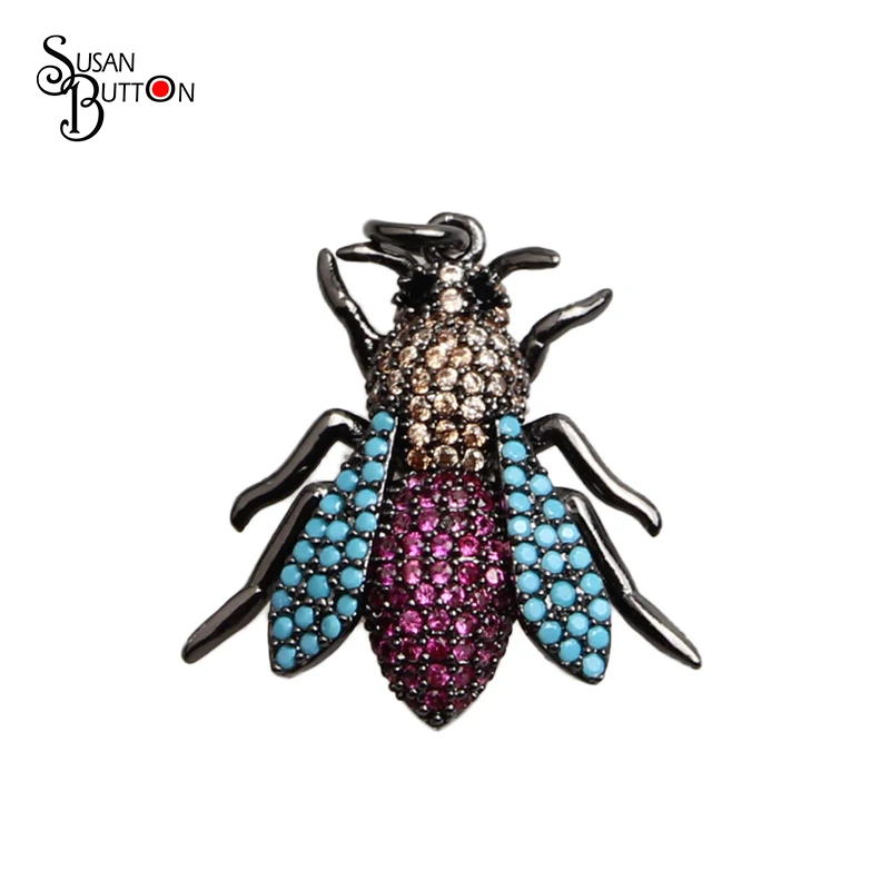 2018 летние трендовые микроподвески в виде пчелы подвески из кубического циркония