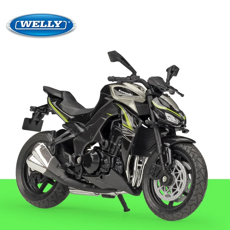 2017 Z 1000R 1:18 Welly Suzuki Honda Triumph Yamaha Aprilia Norton литой мотоцикл - Цвет: 2017 Z 1000R