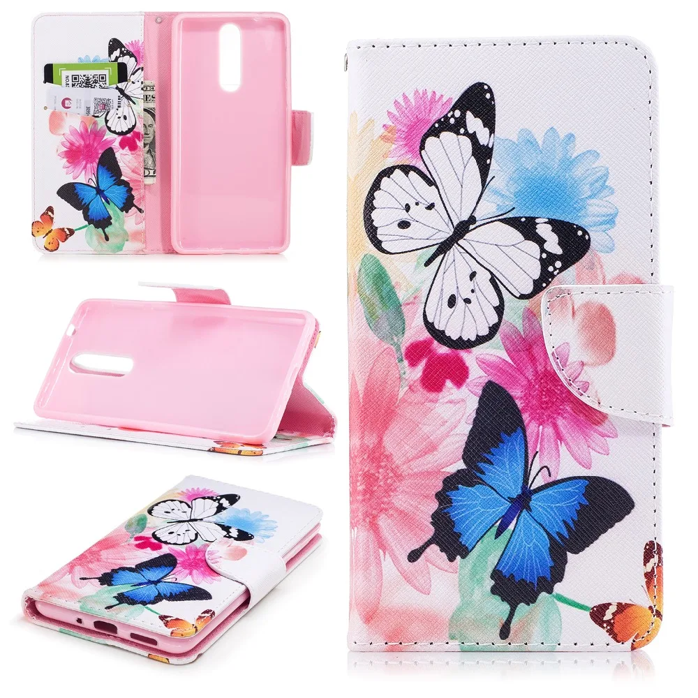 Чехол с бабочкой медведем перьями для coque Nokia 8 Nokia8 3310 Dual SIM 2 1 3 5 2018 N3310 2017 чехол
