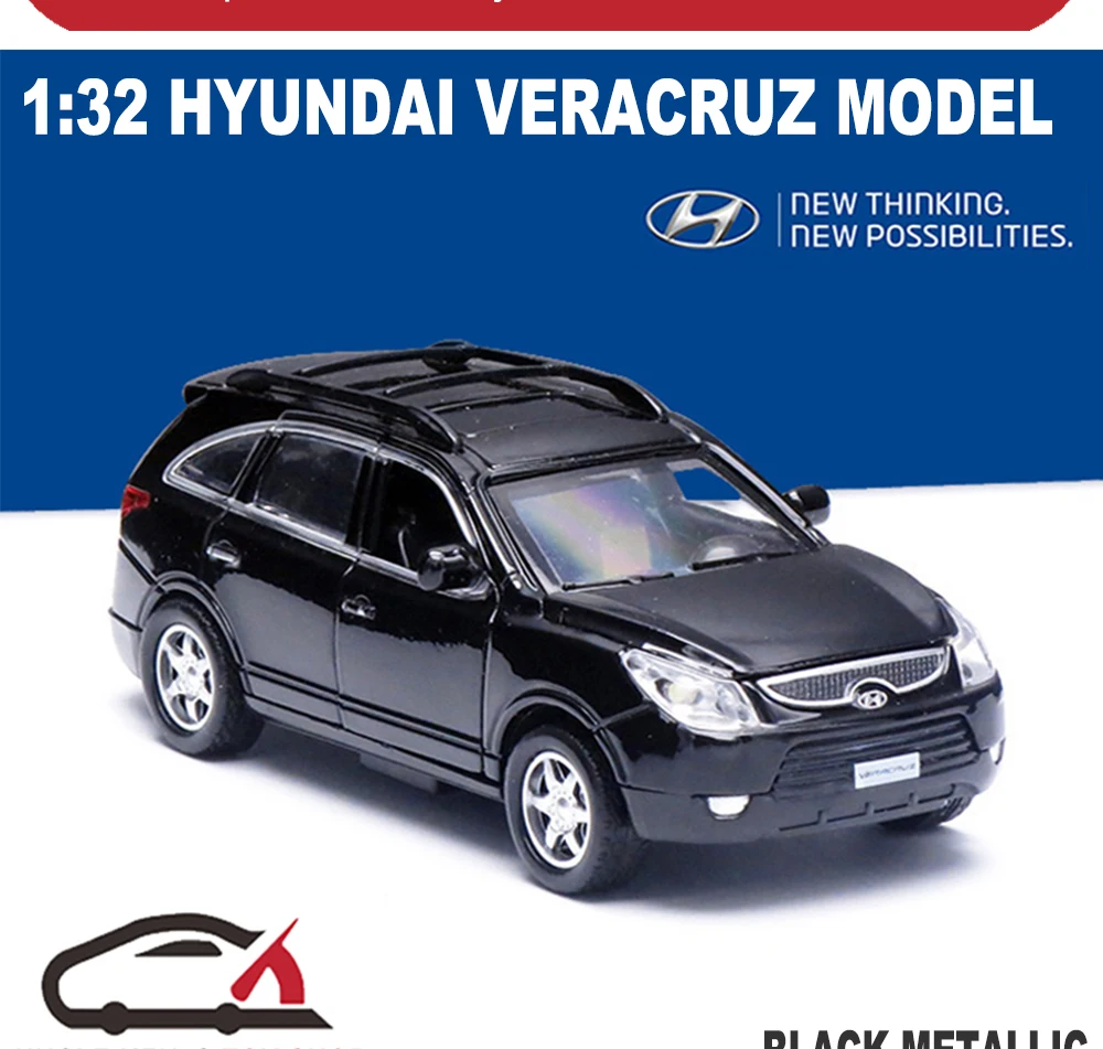 15 см hyundai Veracruz литья под давлением Реплика Масштаб Модель игрушки как детский подарок автомобиль с функциями
