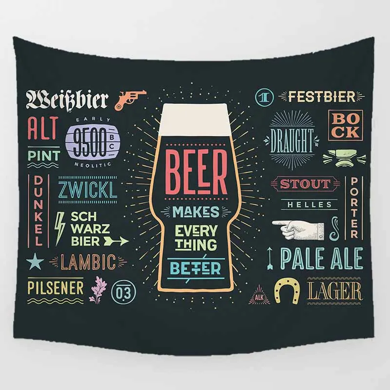 Гобелен с изображением единорога из аниме волк звезда небо hd настенный гобелен