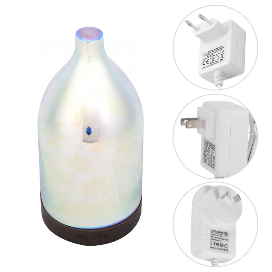 100 мл диффузор эфирного масла ультразвуковой увлажнитель воздуха с белым зерном 7