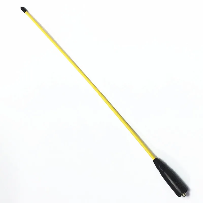 Желтая Мягкая двухсегментная антенна фотосессия 144 / 430 МГц для Kenwood TK3107 TK3207 TK3307 TK