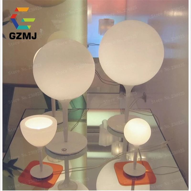 Минималистичная Светодиодная настольная лампа цвета слоновой кости с абажуром