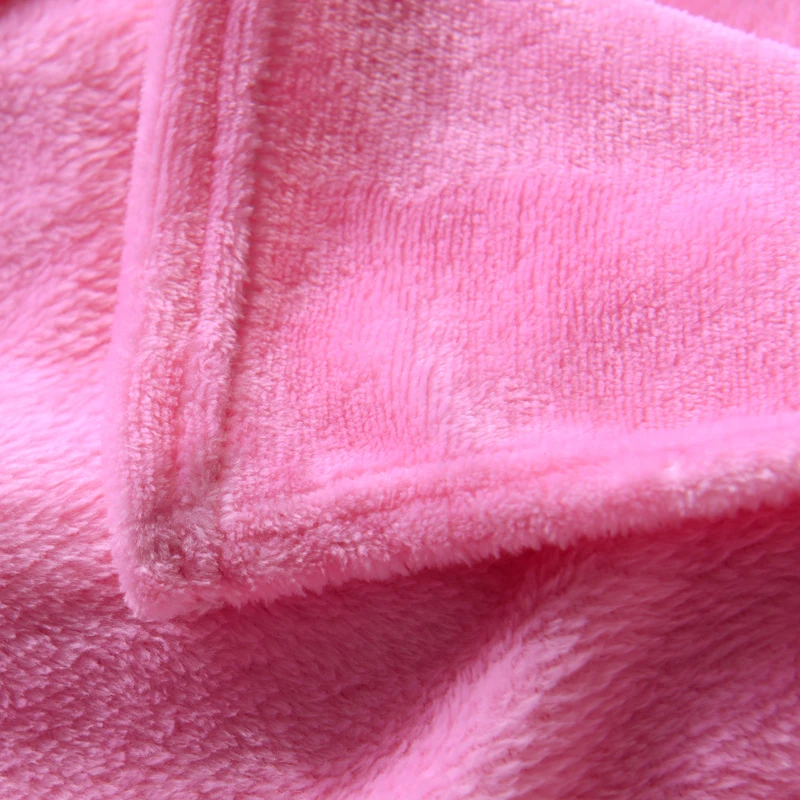 Постельные принадлежности розовый чистый цвет фланель домашний текстиль