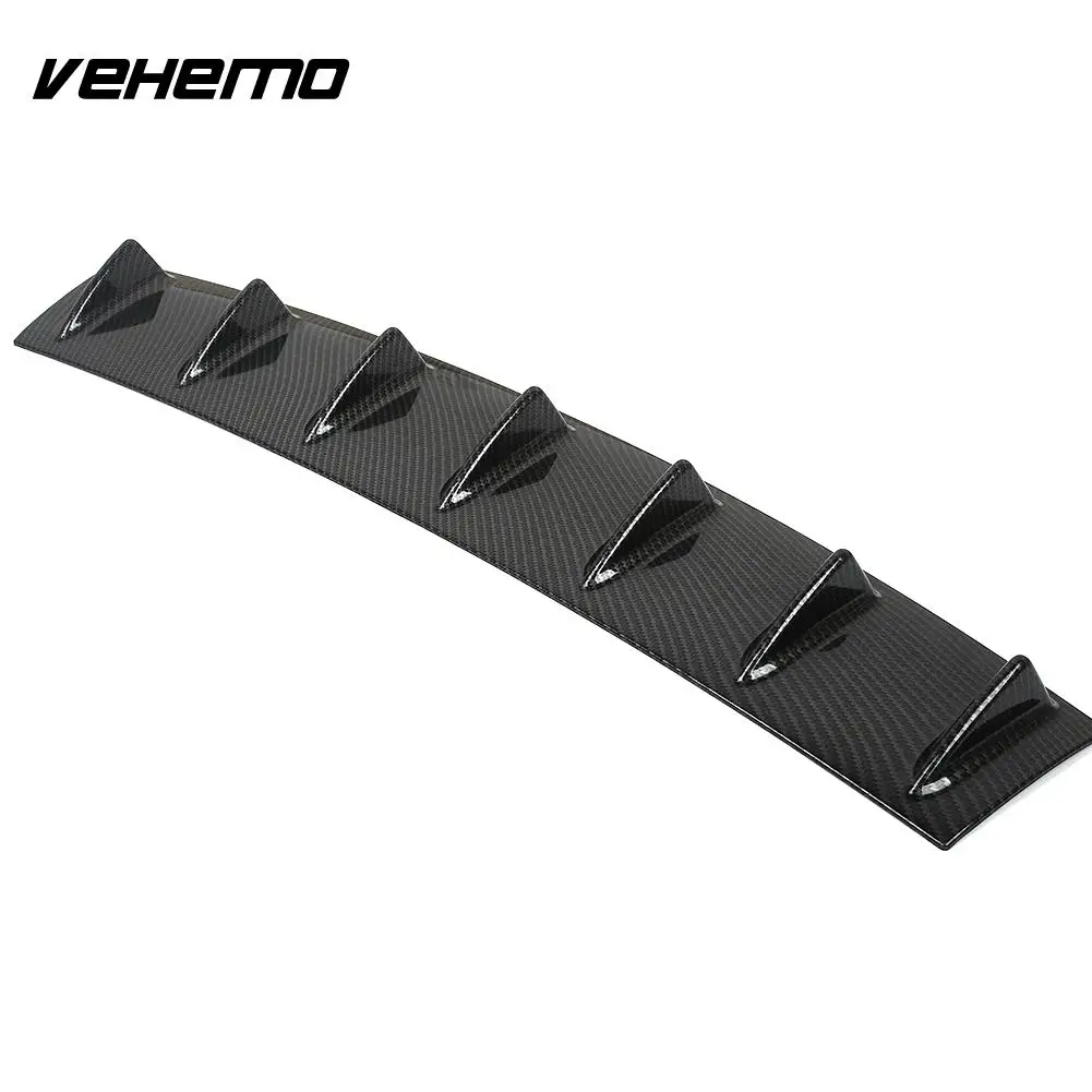 Vehemo 7 крыла спойлер для губ плавник акулы задний бампер шасси ABS утечка воздуха
