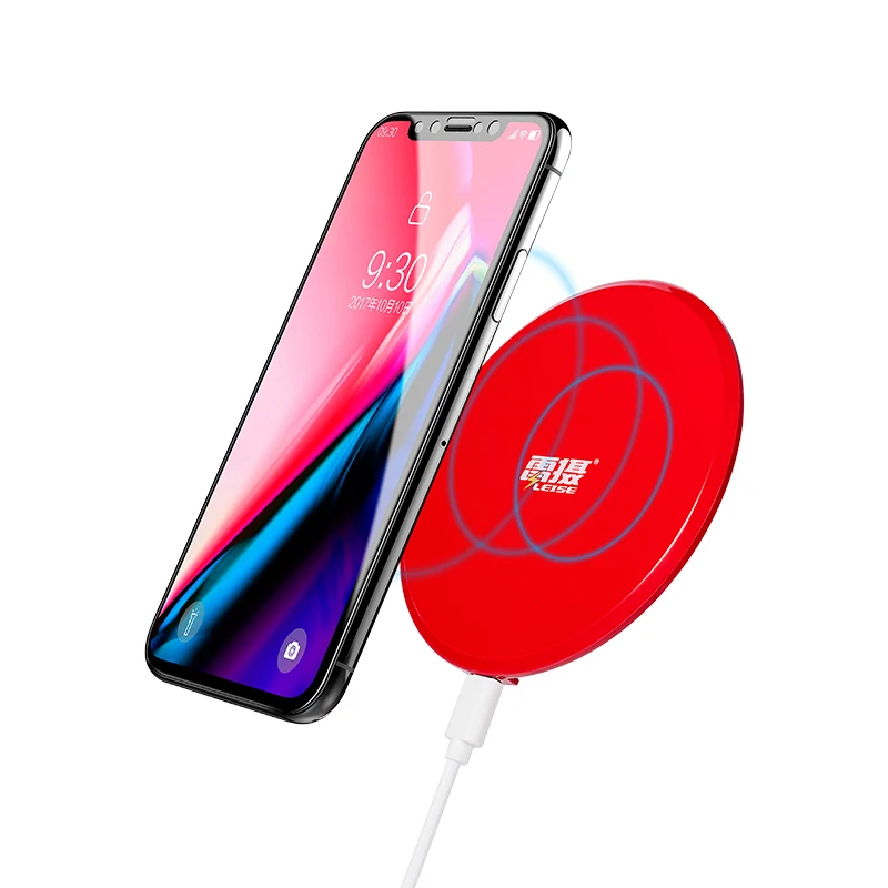 Leise W02 Беспроводное зарядное устройство Apple iphoneX iphone8 Plus беспроводное быстрое