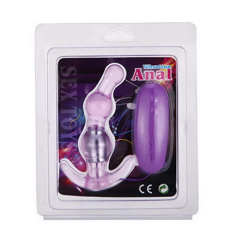 10 Speeds Vibrating Prostate Massager Anal Plug G Spot Vibrator Beads Butt Sex Toys Men Women Gay Products |