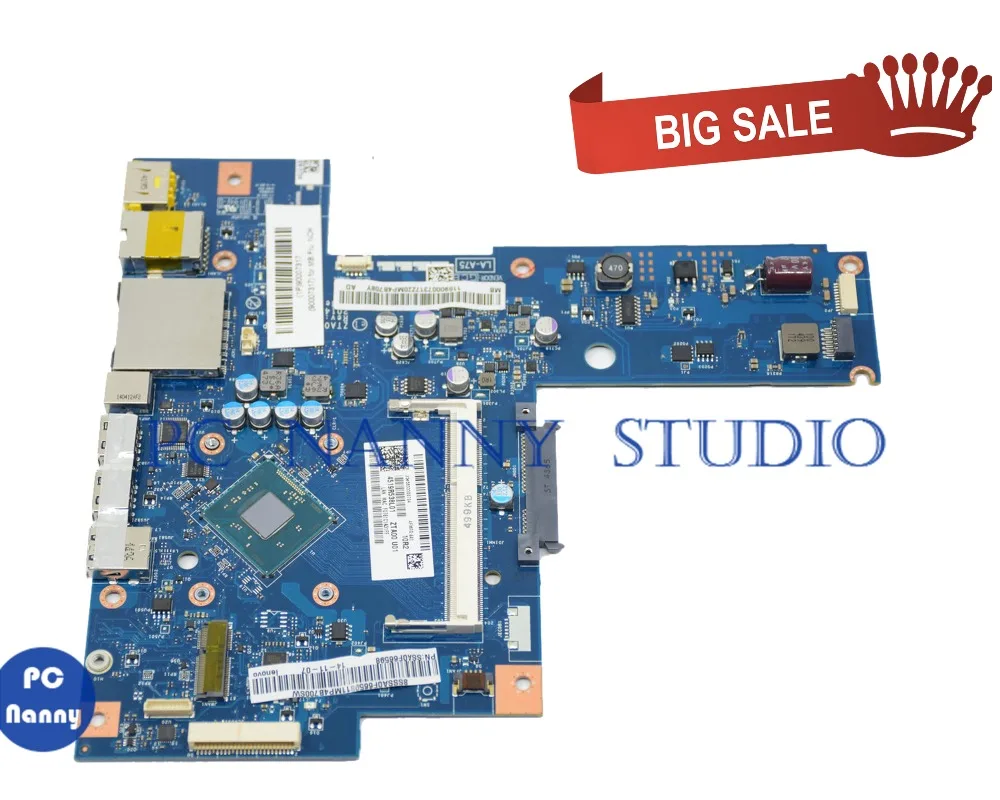 Материнская плата для ноутбука lenovo N300 J1900 CPU LA A752P 90007317 ZTA00