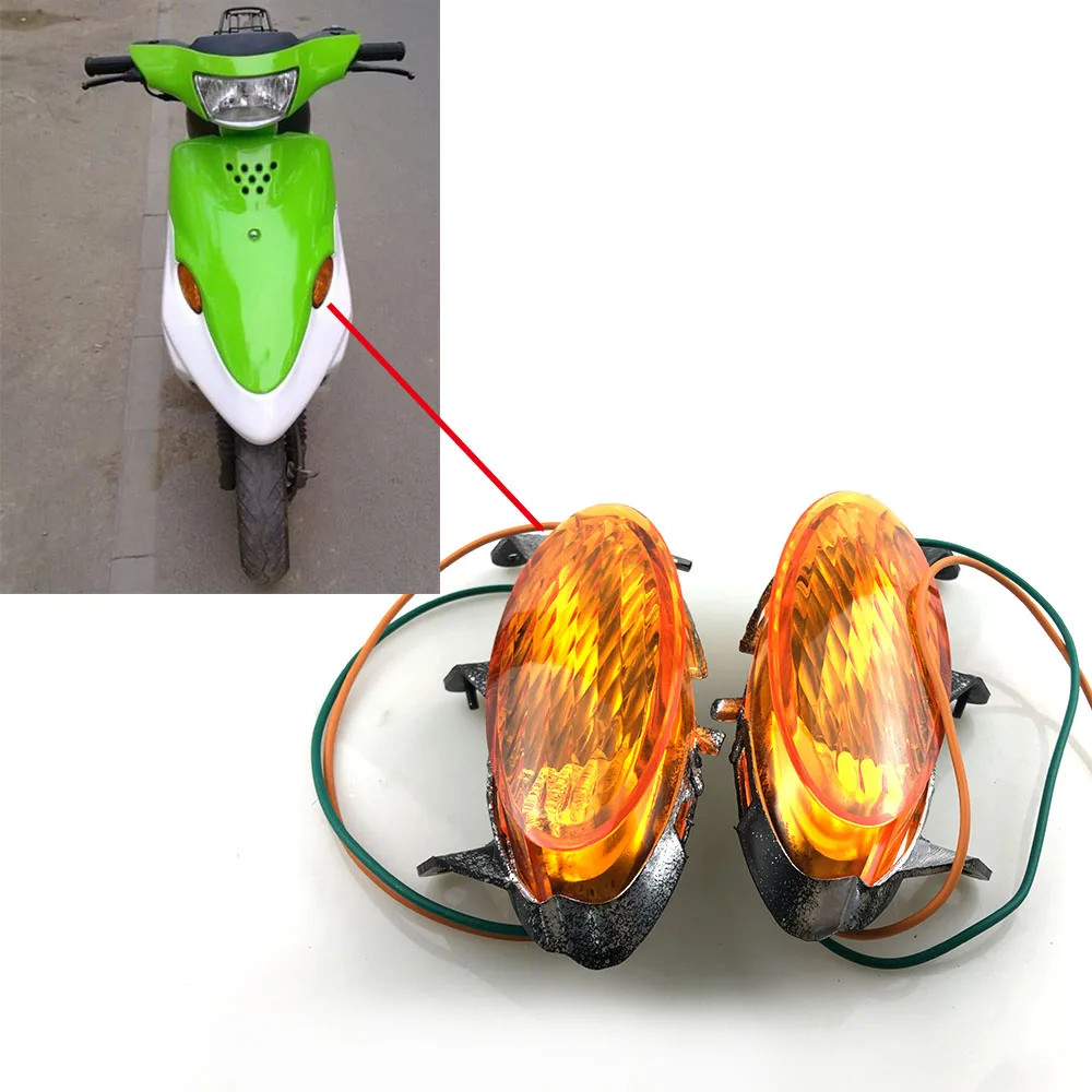 Фото Для YAMAHA JOG PRO BJ мотоциклетный скутер передний сигнал поворота передний сигнал сигнальный свет крепление №1