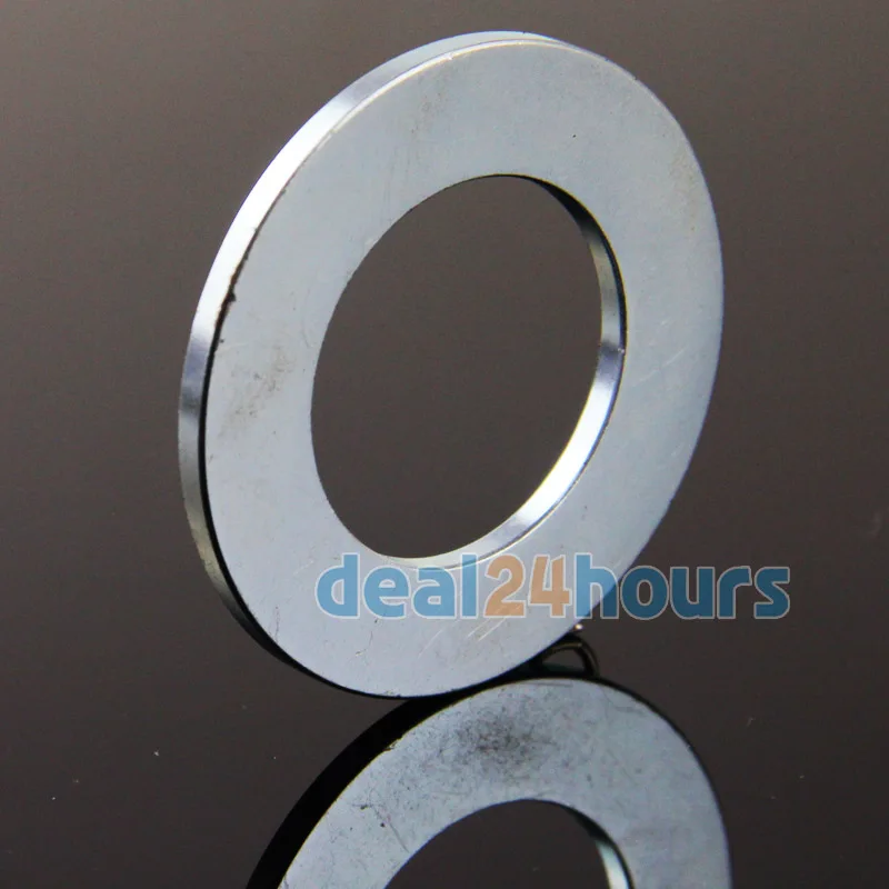 OMO Magnetics 5 шт. большой супер сильный потайной Кольцо Магниты Диск 50 мм x 3 отверстие