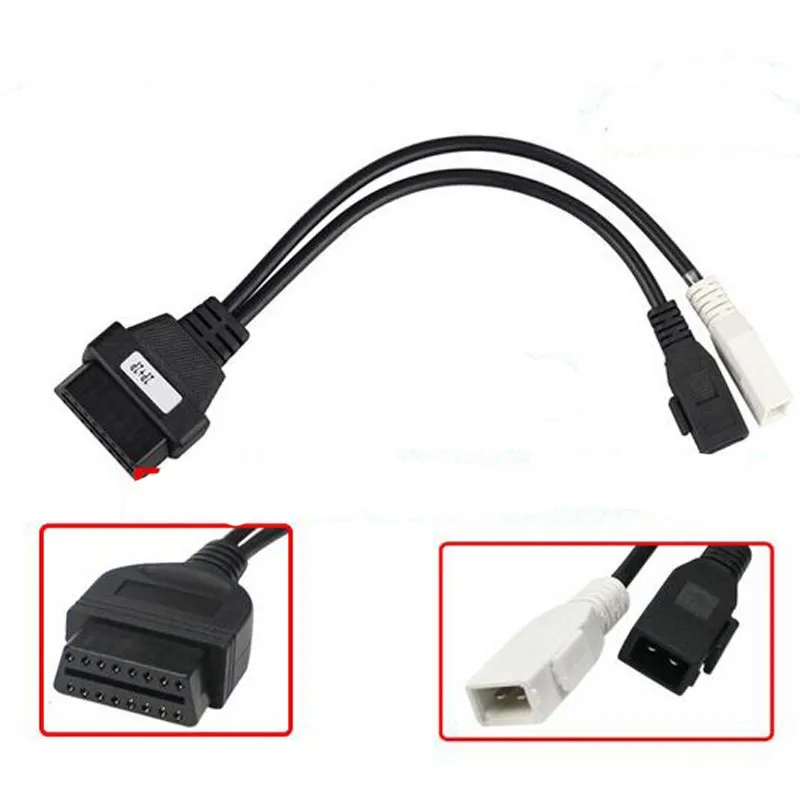OBD OBDII 2+ 2 для VAG 2x2 2+ 2 до 16 Pin OBD 2 Автомобильный Диагностический кабель 16 Pin OBD2 Vag kkl obdii сканер Инструменты COM Male