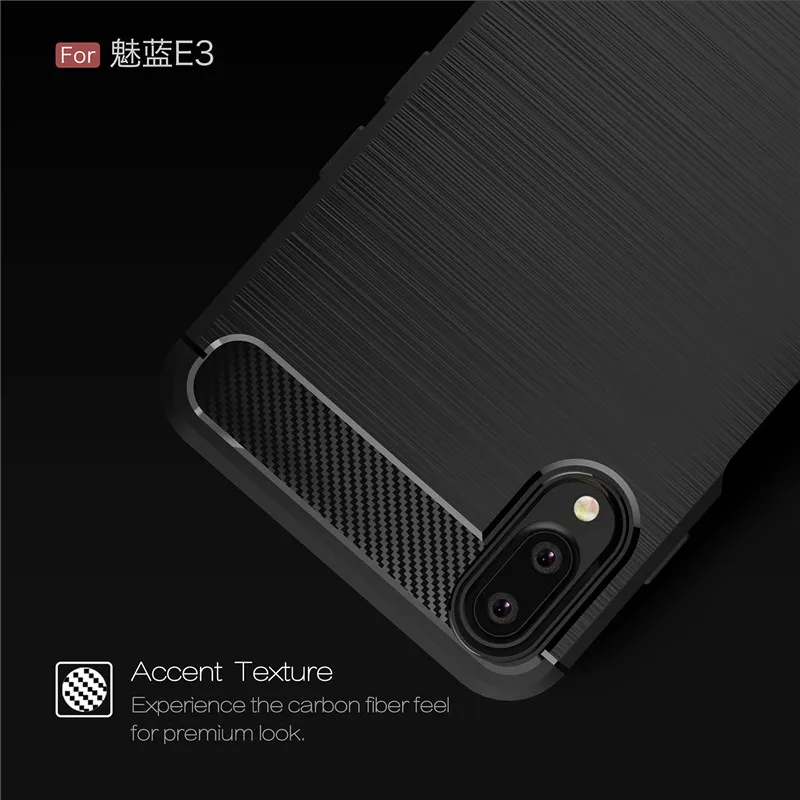 BSNOVT Meizu E3 Cover Shockproof Silicone Brushed Phone Case For Meilan Mobile Fundas 5.99&quot |