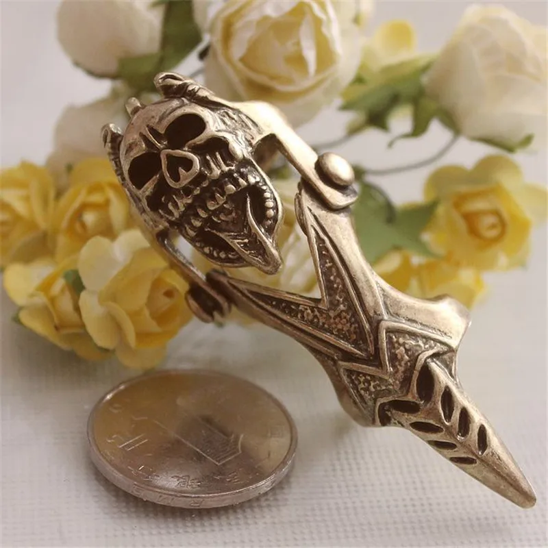 Модное кольцо 2014 Новое чистое и свежее бесшумное элегантное с черепом двойное