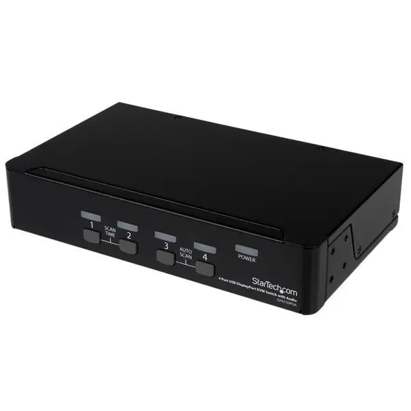 Ручной переключатель Порты и разъёмы 4 KVM видео дисплей DP концентратора