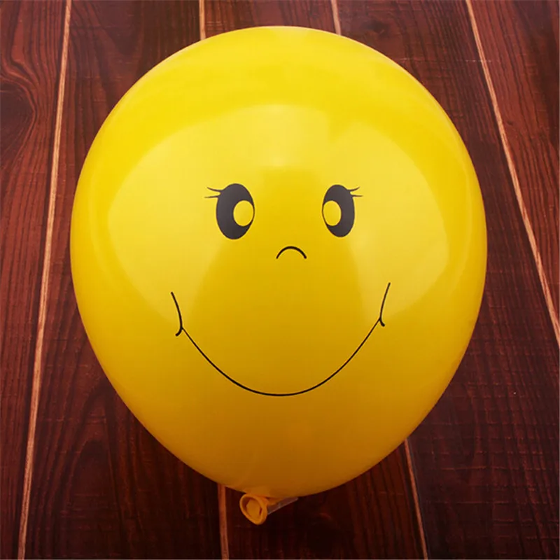 10pcs/lot 12inch 2.8g Smile Lips Yellow Latex Balloon Inflatable Air Balls For Wedding Birthday Party Decoration Helium Balloons | Дом и сад