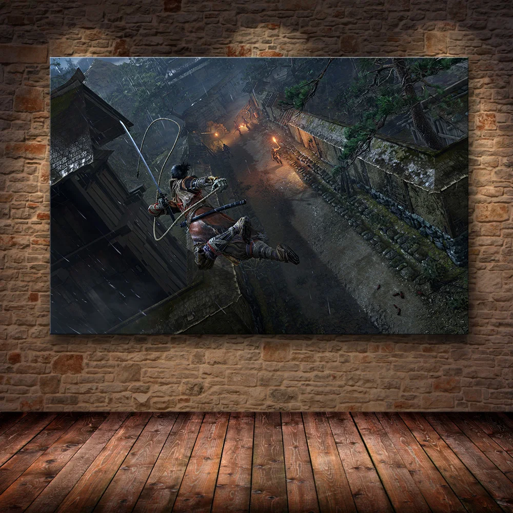 21 Без рамы Плакат Украшение живопись Sekiro: Тени умрёт дважды на HD холсте Живопись Искусство - Цвет: 21