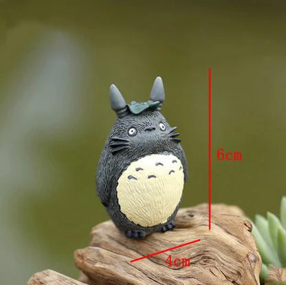 Micro Fairy Garden Figurines Miniature Desktop Decoration Terrarium Succulents Anime My Neighbor Totoro Action Figures Gift DIY - Цвет: 021 Resin