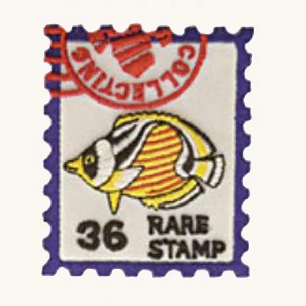 

Stamp Embroidery Patches Made by Twill with Flat Border and Iron On Backing Accept Custom and 50pcs free shipping