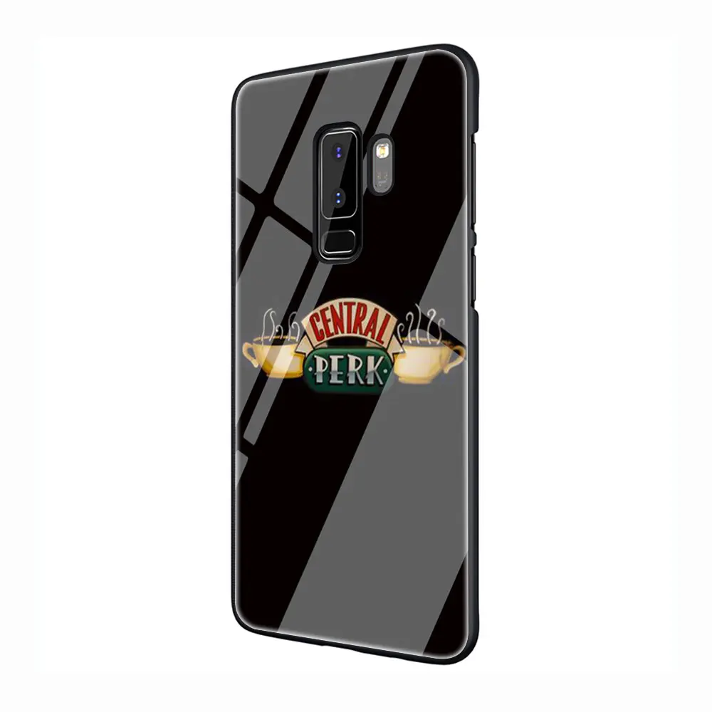 G8 Друзья сезона ТВ закаленное Стекло TPU черный чехол для Galaxy S7 край S8 S9 плюс S10 Note 8 9 A10 20 30 40 50 60 70 - Цвет: G8